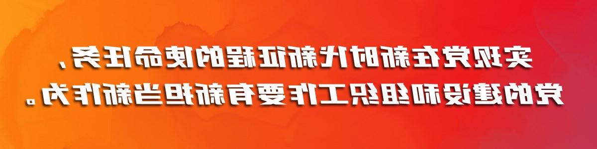 实现党在新时代新征程的使命任务，党的建设和组织工作要有新担当新作为。